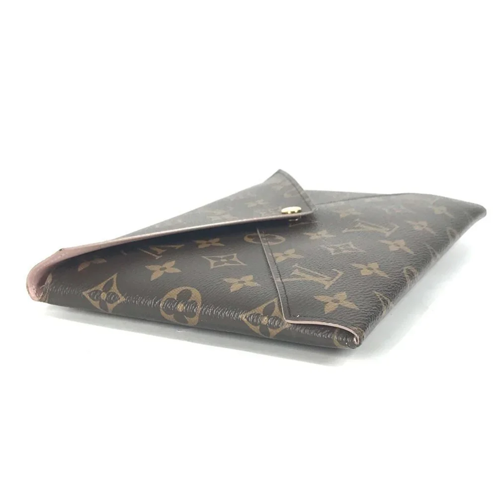 LOUIS VUITTON Brown Monogram Canvas Pochette Pouch